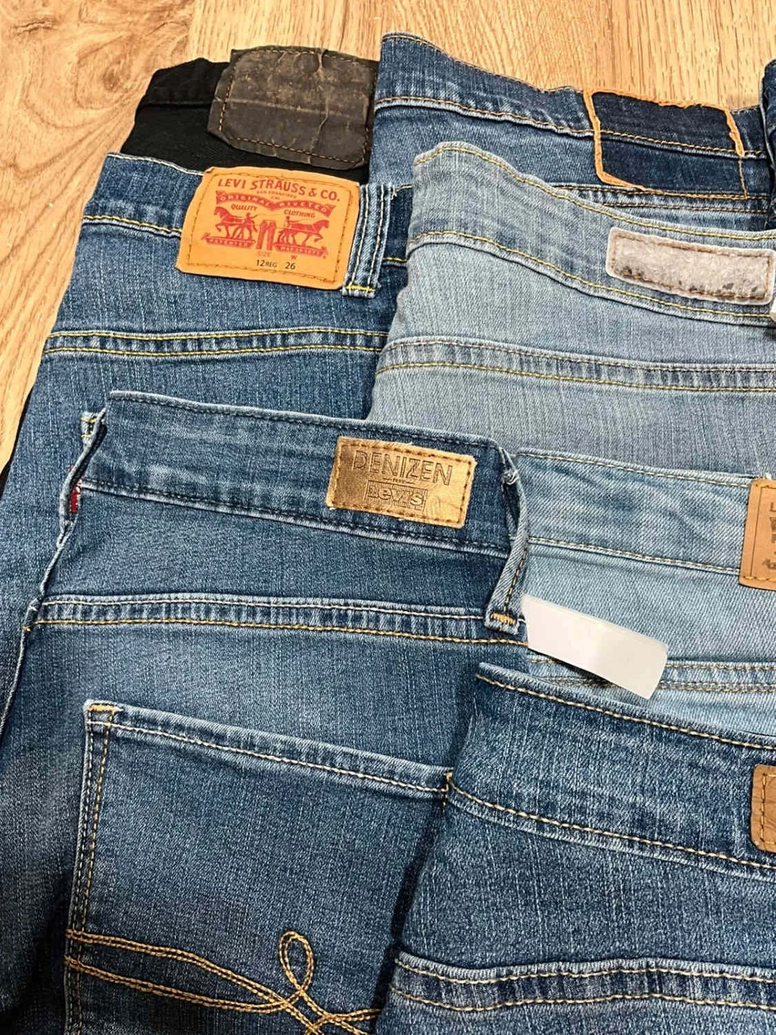 Lot 10 Shorts Levi's Femme toutes tailles, toutes coupes Bleu – photo 3
